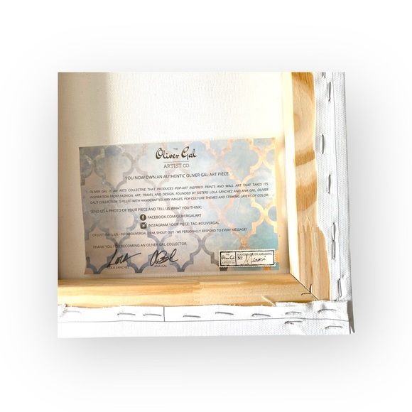 new Oliver Gal ❤︎ Silhouette of a Girl ❤︎ Signed Fashion Canvas Wall Art ❤︎︎ Hot - Picture 14 of 17